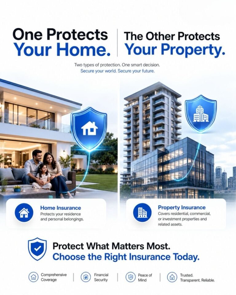 One Protects Your Home | The Other Protects Your Property